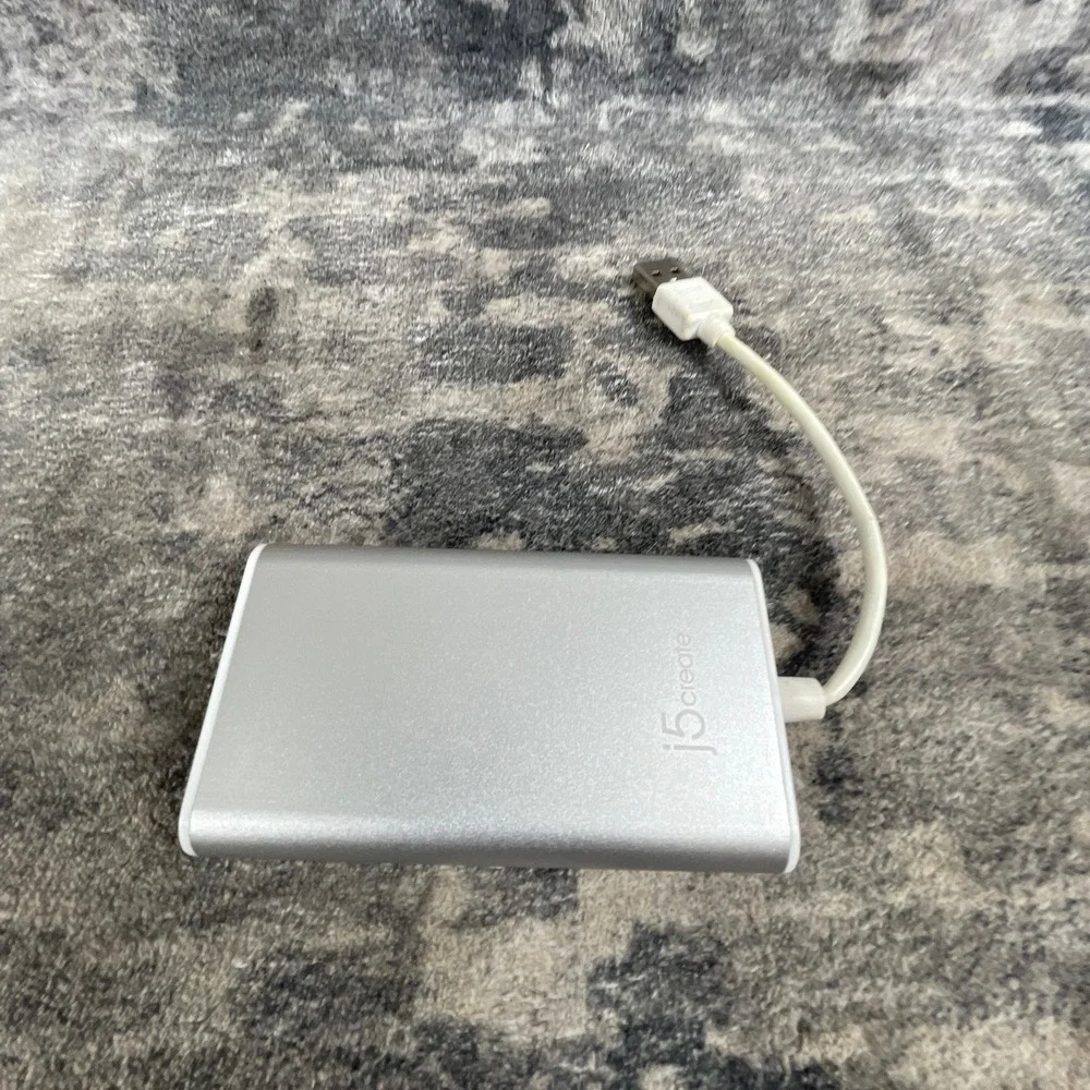 j5create USB 2.0 to VGA Display Adapter JUA210 Silver Tested
